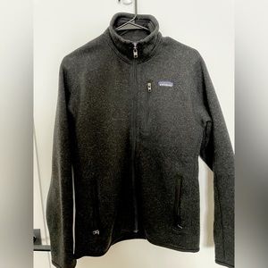 Patagonia wool and fleece zip up with chest pocket, XS
